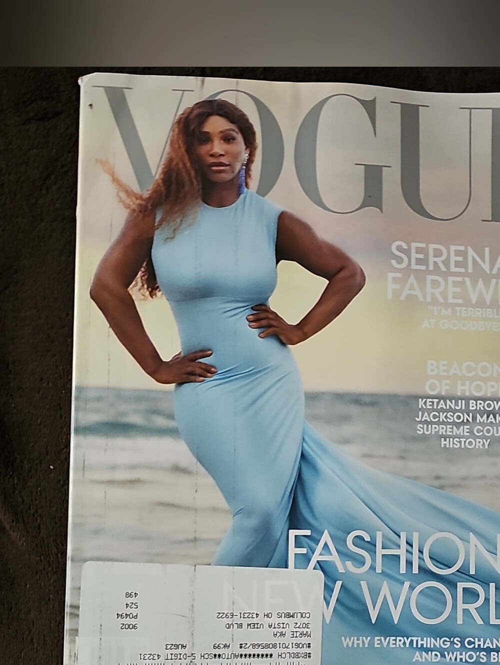 Vogue Sleeveless Light Blue Maxi Dress
